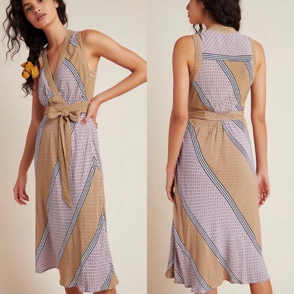 Anthropologie Maeve Carla Wrap Dress